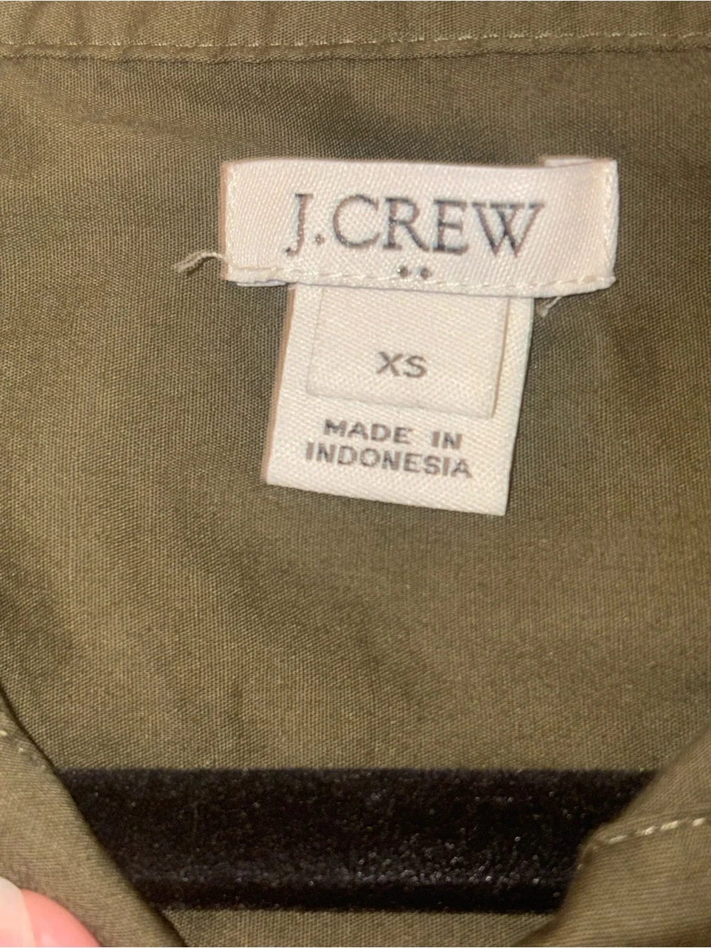 J. Crew Olive Green Blouse